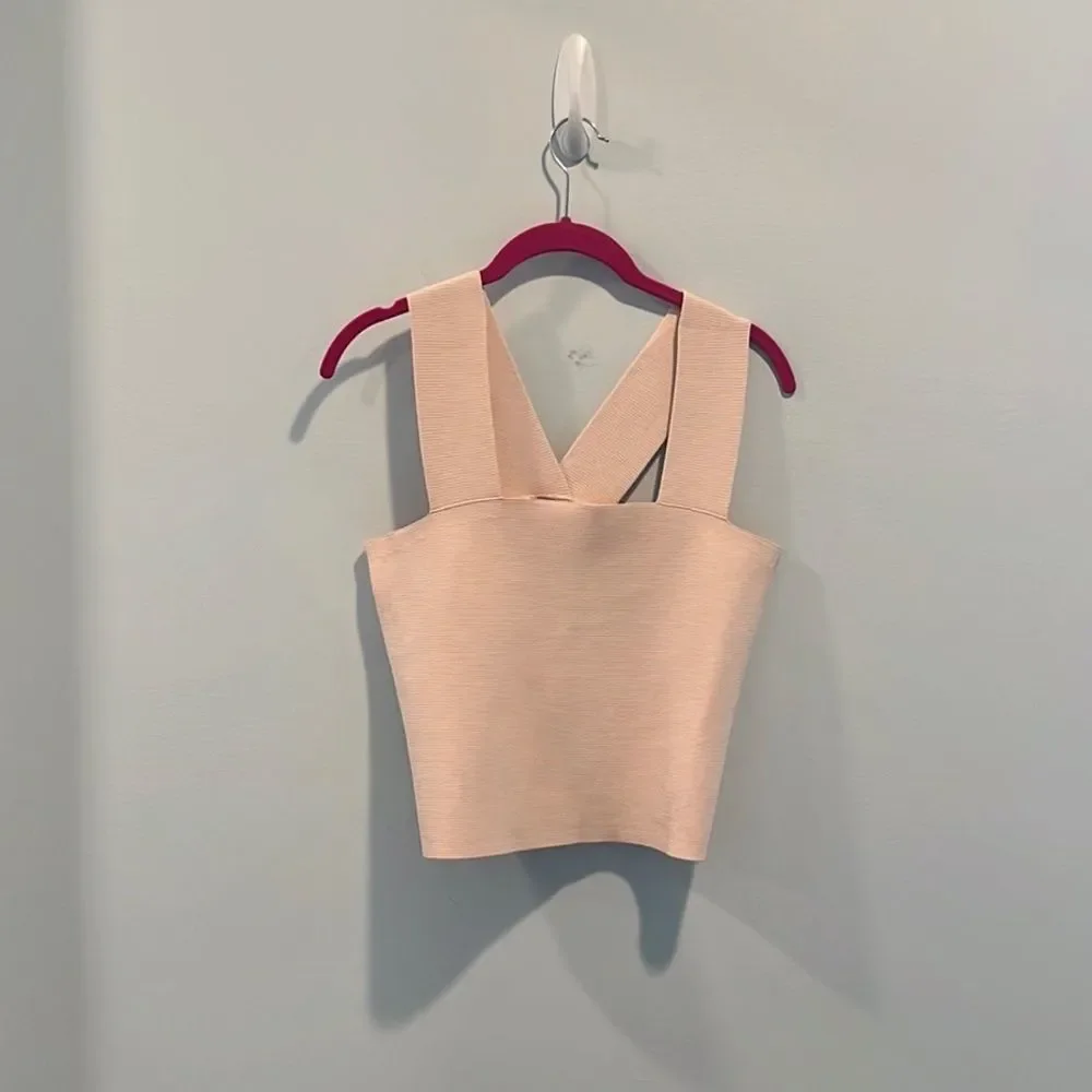 A.L.C. pink Lia Top L - Picture 3 of 5